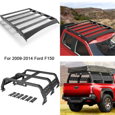 Steel Top Roof Rack / Truck Bed Rack For 2009-2014 Ford F150 & F150 Raptor - Image 1 of 4
