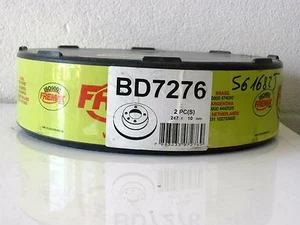 COPPIA DISCHI ANTERIORI CITROEN AX 1.4 55KW 61KW 62KW PIENI FREMAX BD7276 - Picture 1 of 1