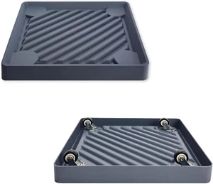 2PCS Square Plant Caddy with Hidden Wheels, Heavy Duty Plant Caddy with Wheels P - Picture 1 of 7