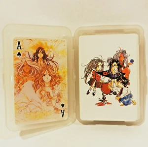 vintage Ah My Goddess! poker card deck - full 54-card deck in plastic case - Picture 1 of 3