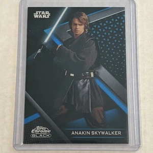 2022 Topps Star Wars Chrome Black Anakin Skywalker Refractor 70/75 Card #83 ROTS - Bild 1 von 3