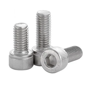 M1.4 M1.6 A2 / 304 Acero Inoxidable Allen Tornillo Cabeza Hexagonal Tornillo DIN912 - Imagen 1 de 5