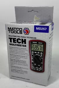 MATCO TOOLS TECH MULTIMETER MD257 - Picture 1 of 3