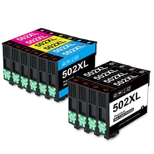 Druckerpatronen für Epson 502XL XP-5100 XP-5105 XP-5115 WF-2860DWF WF-2865DWF - Bild 1 von 13