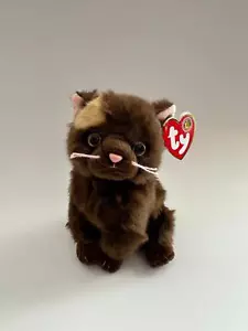 Ty Beanie Baby “Fiddler” the Dark Brown Cat - Beanie Baby of the Month (6 inch) - Foto 1 di 4