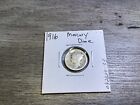 1916-Mercury Silver Dime-Philadelphia Mint-042624-33