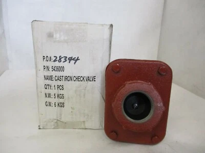 NEW LIBERTY HCV150 1-1/2" CAST IRON CHEECK VALVE HIGH TEMP - Изображение 1 из 2
