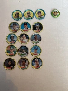 1989 Topps Baseball Coins Assorted Lot of 15 With 1984 Joe Morgan Button - Picture 1 of 9