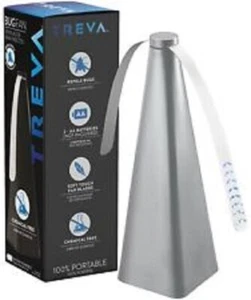 Treva - Table Top Bug Repellent/Deterrent Fan with Holographic Blades Silver - Picture 1 of 1