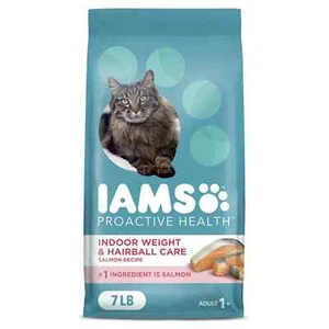 IAMS Proactive Health Salmon Dry Cat Food, 7 lb Bag - Picture 1 of 7