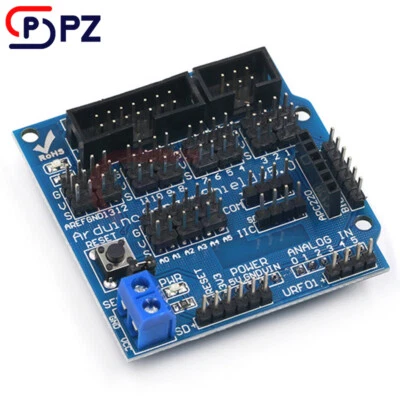 Upgrade V5 Arduino UNO R3 V5.0 Sensor Shield Expansion Board V5.0 IIC - Bild 1 von 4