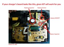 Makita charger DC18RA 110V to 220-240V Conversion Kit - Mod