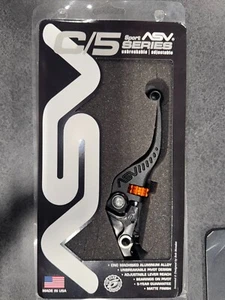 ASV C5 Series Sport Brake Lever #BRC550 Shorty Orange Reach Adjust Dial - Picture 1 of 2