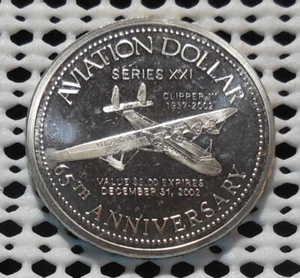 2002 GANDER NEWFOUNDLAND AVIATION DOLLAR SERIES XXI CLIPPER III 1937-2002 (914) - Bild 1 von 2