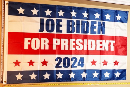 NEVER BIDEN Flag – 3x5 Ft Polyester, Trump 2020 Theme, Made In USA
