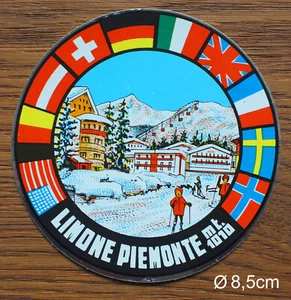 Sticker Aufkleber Limone Piemonte Cuneo Alpen Valle Vermenagna 80er Jahre - Picture 1 of 1
