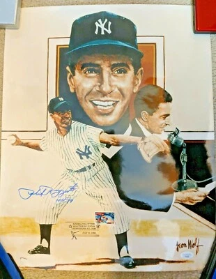 Phil Rizzuto HOF 1994 Signed Autographed Auto 16"x20" Baseball Photo Yankees JSA - Image 1 of 4