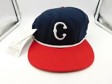 Negro League Caps Cleveland Buckeyes Fitted Cap/Hat Size 7 1/8 Roman Made in USA
