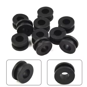 10x Motorcycle Rubber Grommet Mount Set Side Cover Fender For R1 R6 Black - Picture 1 of 12