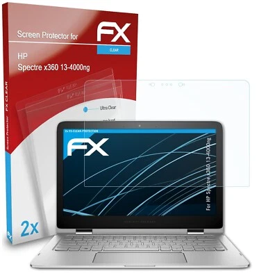 atFoliX 2x Pellicola Protettiva per HP Spectre x360 13-4000ng chiaro - Immagine 1 di 4