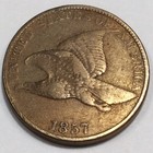 1857 Flying Eagle Cent Beautiful Coin