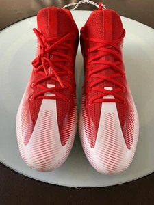 Nike Vapor Untouchable Pro Football Cleats White Crimson 833385-601 NEW Size 16 - Picture 1 of 5