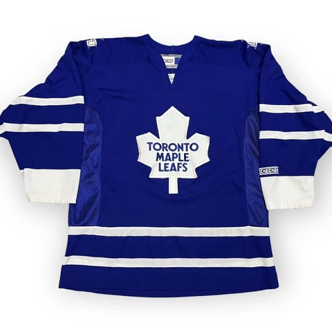 Toronto Maple Leafs Vintage Y2K CCM NHL Hockey Jersey - Mens Large Cover