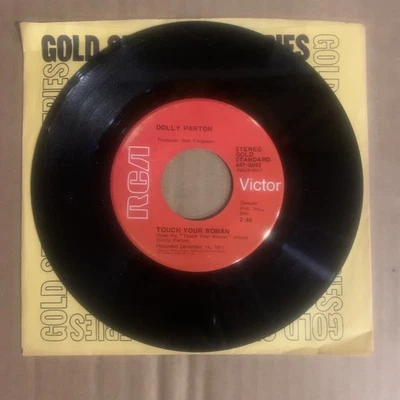 Dolly Parton, 45 rpm, VG+, Touch Your Woman, 447-0943 - Image 1 of 2