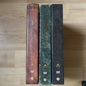 Der Hobbit - Trilogie - Extended Edition - 3 Boxen (15 DVD`s) - NEU - Bild 1 von 2