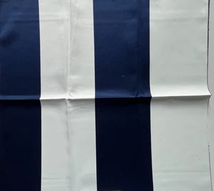 Ralph Lauren Grand Plage Stripe Navy Designer Fabric Remnant 24"x24" - Picture 1 of 2