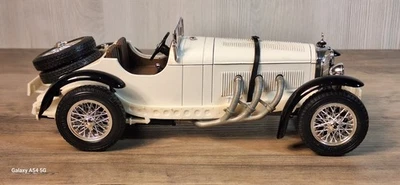 Mercedes Benz SSK  1928 Schwarz-weiß Bburago 1:18 Made In ITALY Ohne OVP - Bild 1 von 4