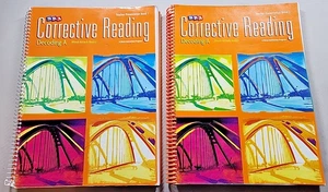 SRA Corrective Reading Decoding A Teacher Presentation Book 1 & 2 Set - Imagen 1 de 3
