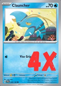 4X Pokémon TGC Clauncher 049/198 Scarlet & Violet Base Set English 2023 NM - Picture 1 of 1