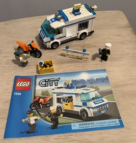 Lego City Set Prisoner Transport 7286  2011 Retired; 100% complete w/ manual