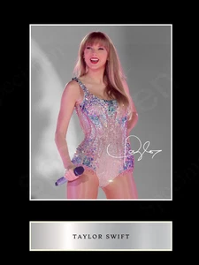 Taylor Swift A4 Framed Signed Limited Edition Memorabilia Print Gift Autographed - Foto 1 di 6