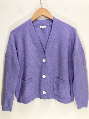 Cárdigan suéter para mujer J.Jill talla mediana pequeño púrpura  Foto 1 de 4