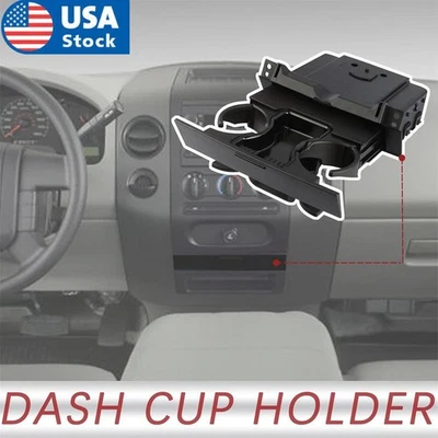 Car Dashboard Cup Holder Ash Tray Black 6L3Z1504810AA For Ford F-150 F150 04-08 Foto 1 de 4