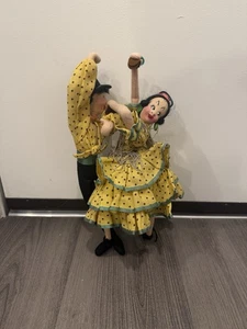 Danza della Roma ~ Bambole Klump vintage set di 2 abiti abbinati - Foto 1 di 18