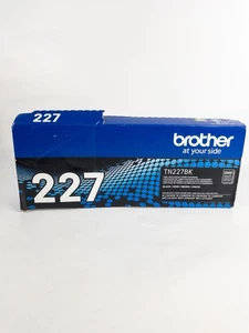 Oryginalny wysokowydajny czarny toner Brother TN227BK Open Box - Nowy - Zdjęcie 1 z 9