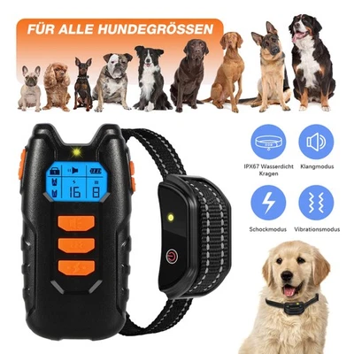 Elektroschock Pet Dog Training E-Halsband Anti-Bark Obedience Stromschlag. - Bild 1 von 4