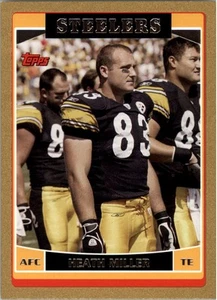 2006 Topps Gold #231 Heath Miller Steelers #d/2006 - casi nuevo-como nuevo - Imagen 1 de 2