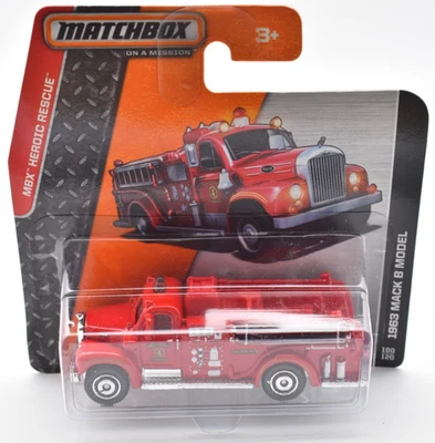 Matchbox 1963 Mack B Model 100/120 2014 Superfast scheda corta - Immagine 1 di 2