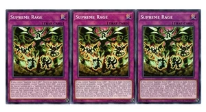 Yugioh - 3X Supreme Rage - Común - Ilimitado - COTD-EN070 - Casi Como Nuevo - Imagen 1 de 1