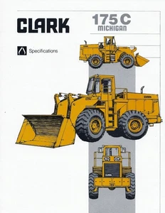 1981  CLARK - MICHIGAN 175C LOADER  -  ORIGINAL BROCHURE - Picture 1 of 5