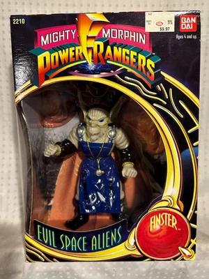 全新 1993 年 复古 Mighty Morphin Power Rangers Evil Space Aliens 公仔 FINSTER — 第 1/4 张图片