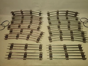 Lionel K-Line 042 curve track circle & 4= 9 inch straights very nice brown ties - Picture 1 of 10