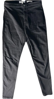 Jean American Apparel para mujer talla grande The Easy negro denim ajustado adelgazante Foto 1 de 4