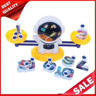 Kids Balance Scale Educational Toy for Math Skills & Logic Yellow 20cm - Bild 1 von 4