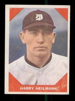 1960 FLEER BASEBALL GREATS #65 HARRY HEILMANN DETROIT TIGERS - Image 1 of 2