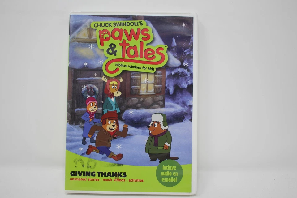 Chuck Swindoll's Paws & Tales: Biblical Wisdom for Kids- DVD Foto 1 de 1